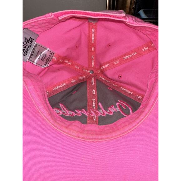Orlando The Theme Park Capital Of The World Adjustable Cap Pink Grey Essential - Picture 5 of 7